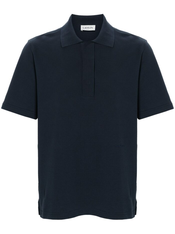 LANVIN Short-sleeve Cotton Polo Shirt