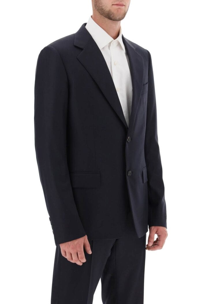 Lanvin Single-breasted Jacket In Light Wool