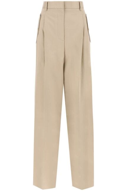 Lanvin Wide Leg Gabardine Pants