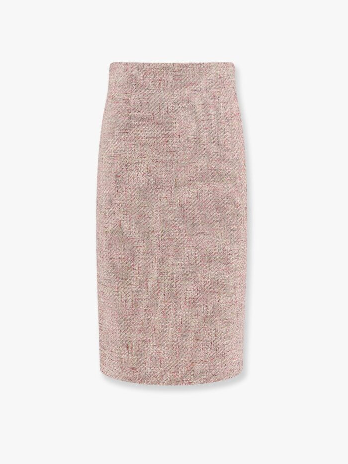 Lardini Blainef Multicolor Tweed Skirt