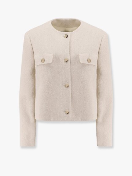Lardini Blazer With Metal Buttons And Lurex Effect