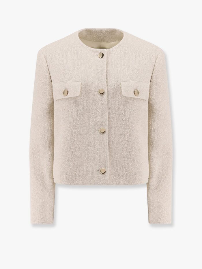 Lardini Blazer With Metal Buttons And Lurex Effect