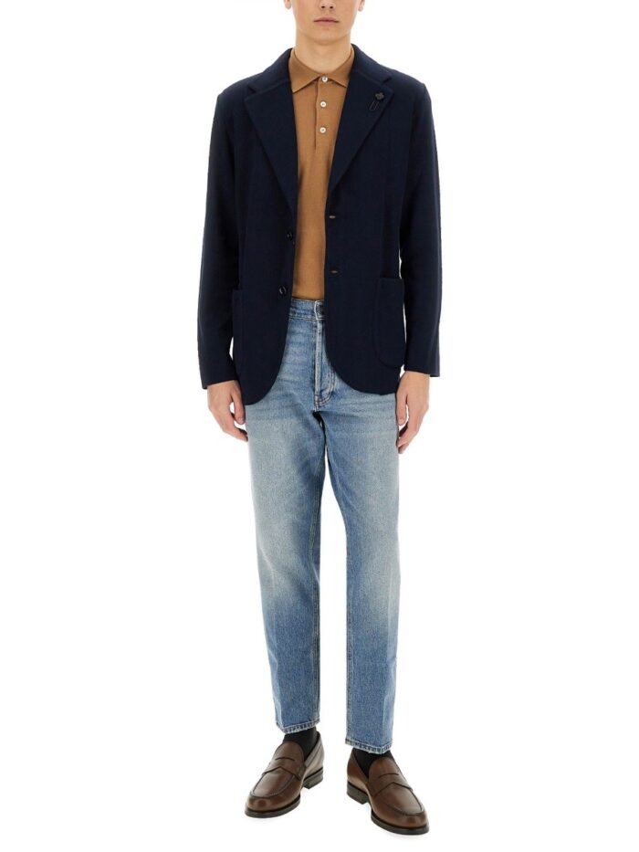 Lardini COTTON KNIT JACKET