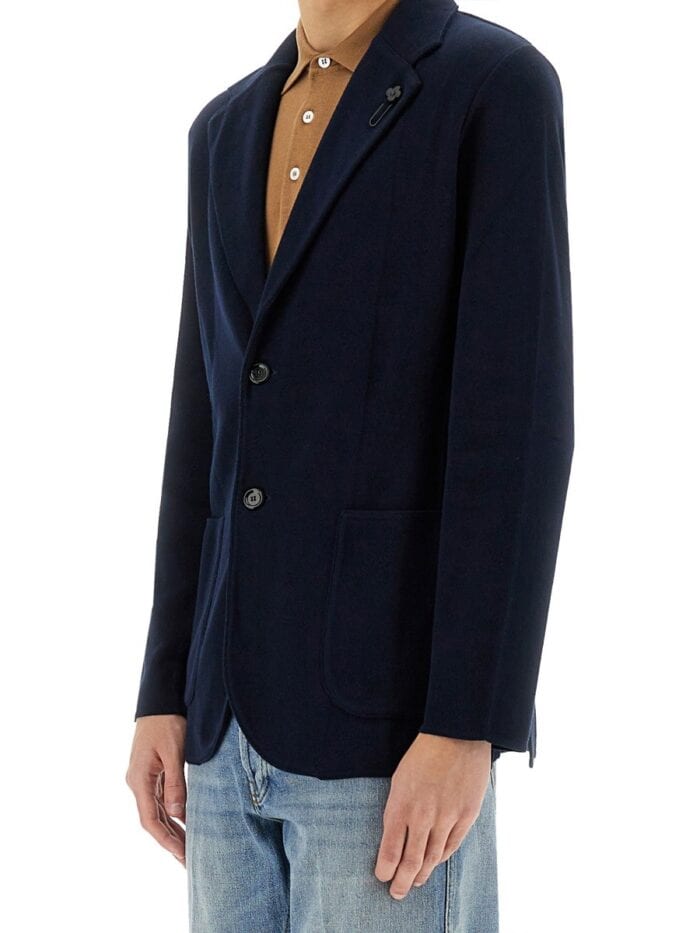 Lardini COTTON KNIT JACKET