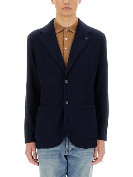 Lardini COTTON KNIT JACKET