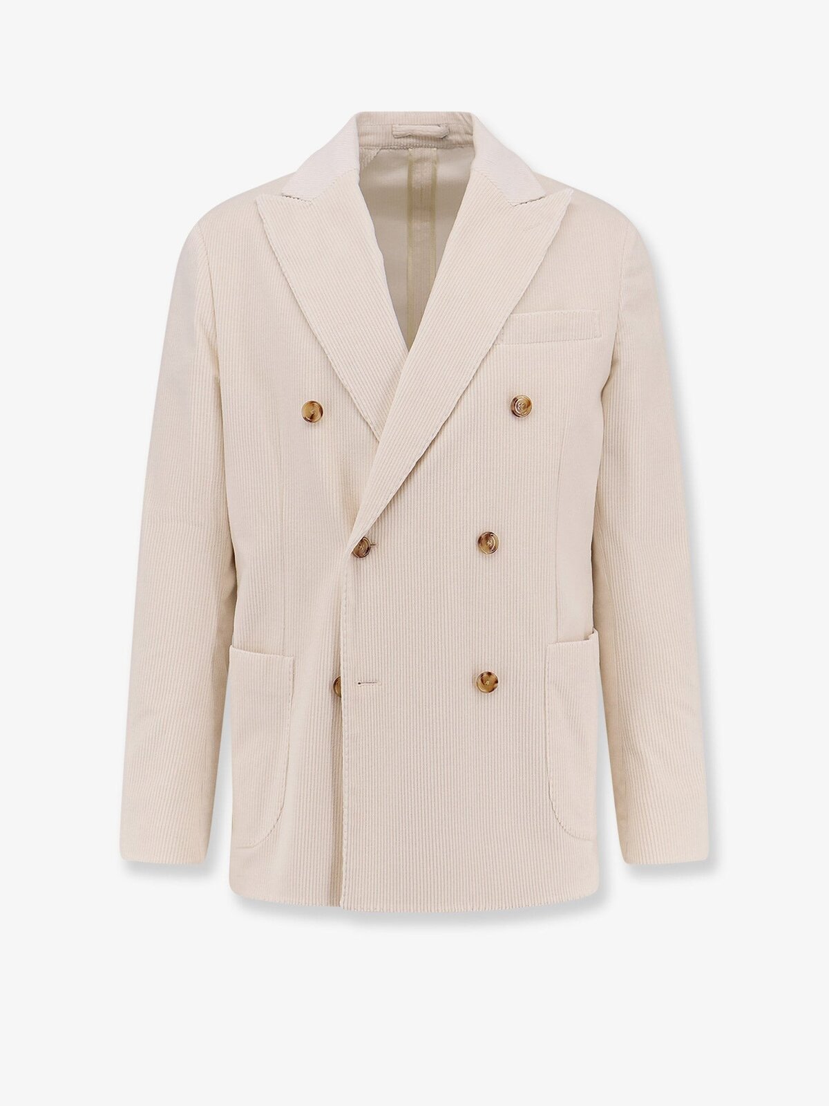 Lardini Double-breasted Corduroy Blazer