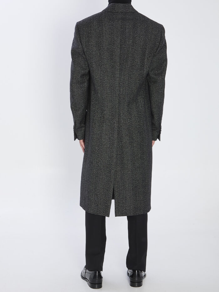 Lardini Double-breasted wool coat
