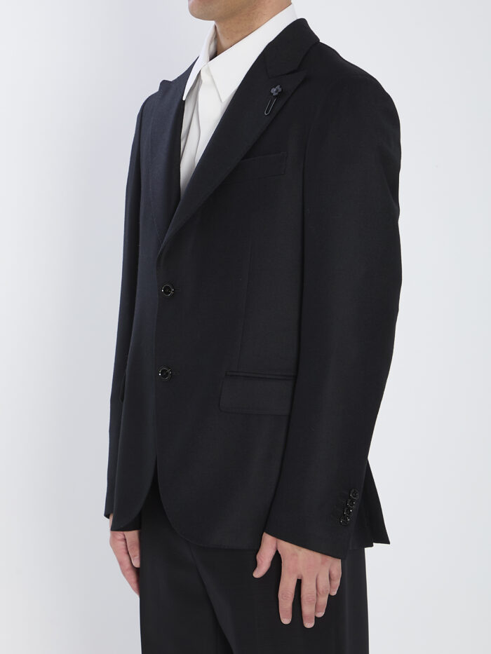Lardini Jacket in pure virgin wool and cashmere