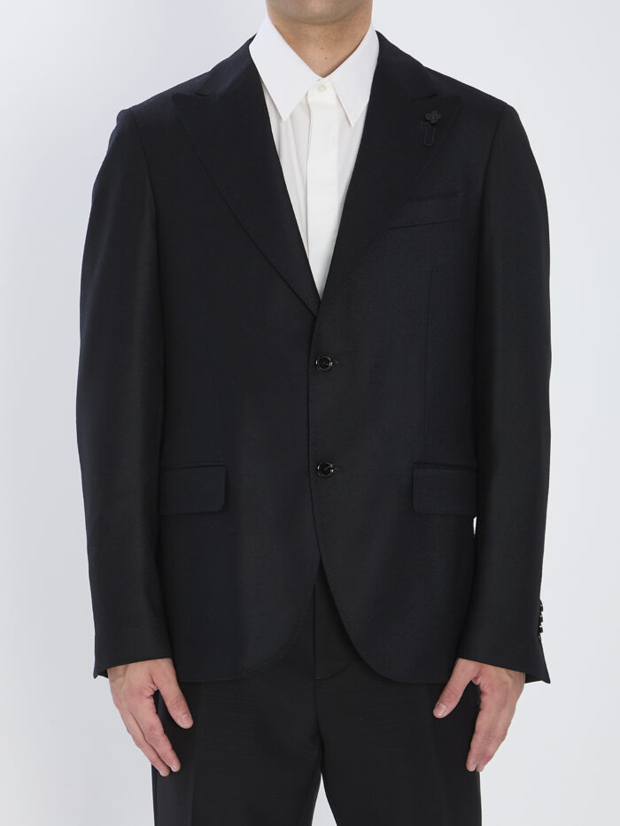 Lardini Jacket in pure virgin wool and cashmere