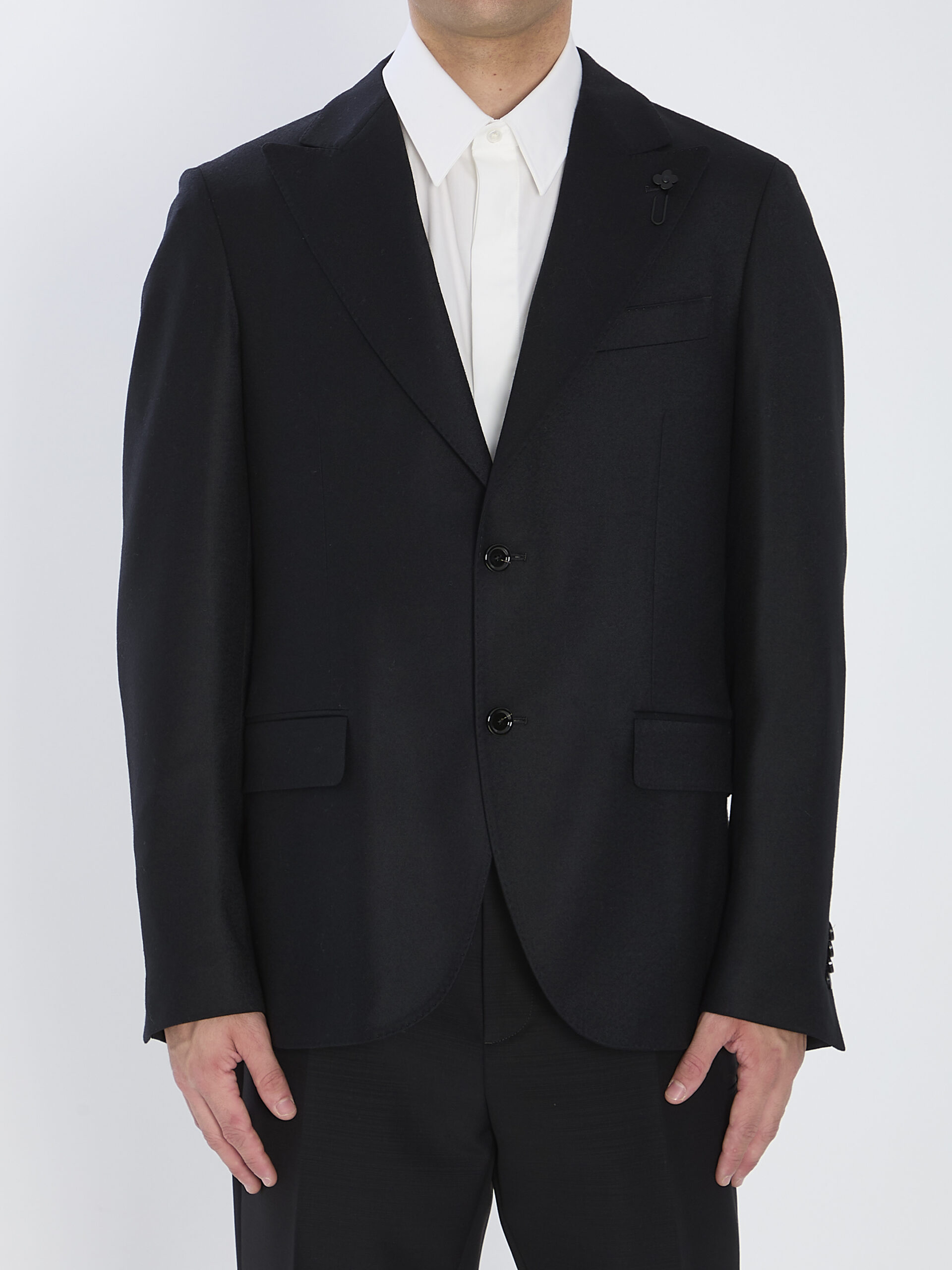 Lardini Jacket in pure virgin wool and cashmere