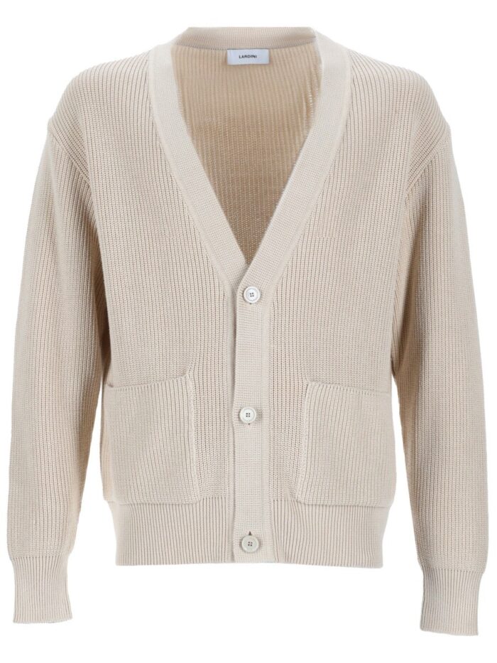 lardini knitted cardigan Lardini KNITTED CARDIGAN