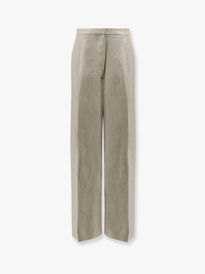 Lardini Linen Trouser With Pinces