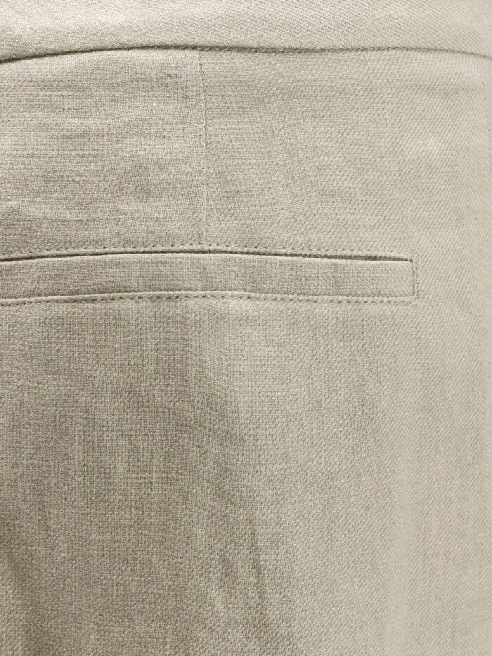 Lardini Linen Trouser With Pinces