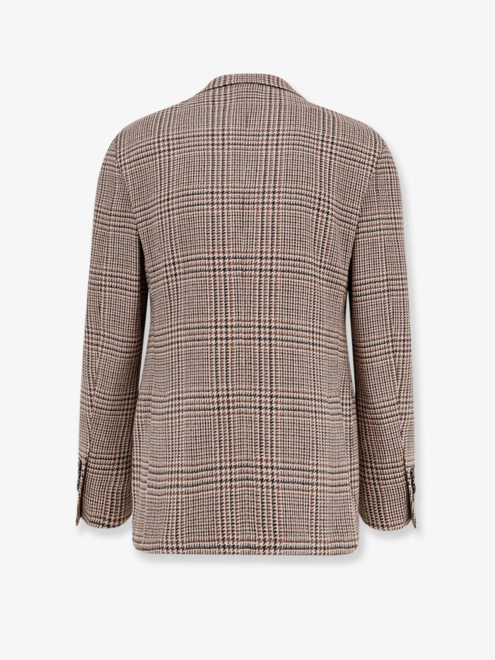 Lardini Madras Wool Blend Blazer