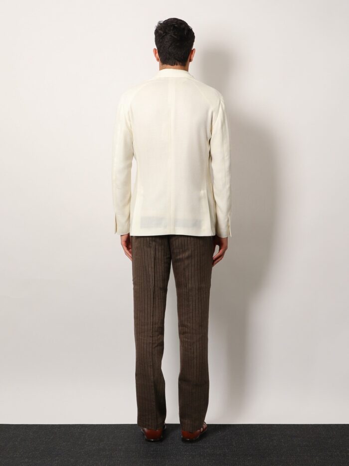 Lardini Roma Double-breasted Blazer With Removable Iconic Brooch
