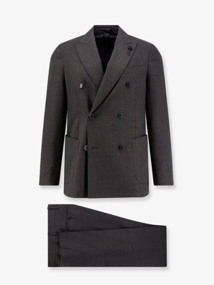 Lardini Roma Double-breasted Wool Suit