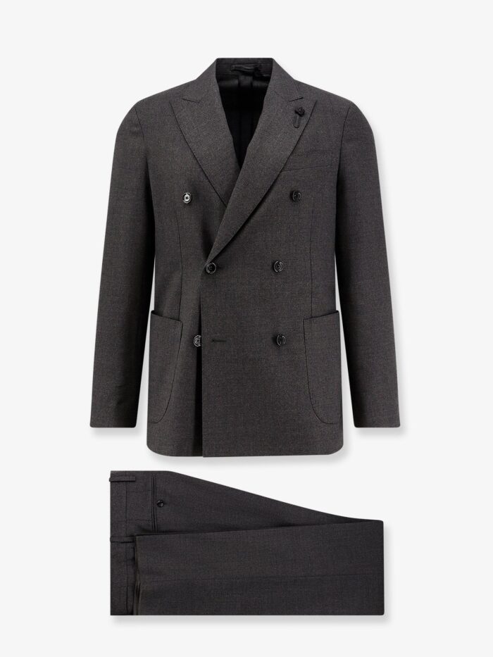 Lardini Roma Double-breasted Wool Suit