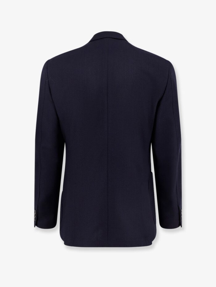 Lardini Roma Pure Virgin Wool Double-breasted Blazer