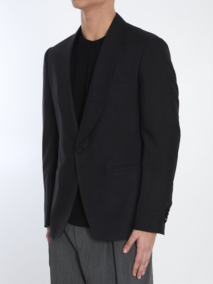 Lardini Silk single-breasted jacket