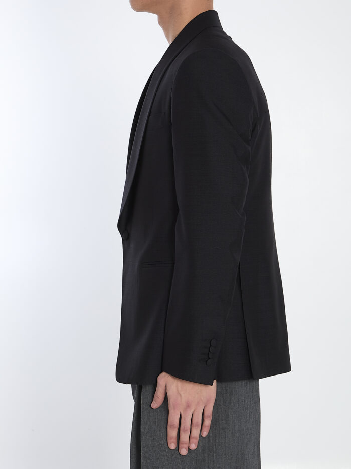 Lardini Silk single-breasted jacket