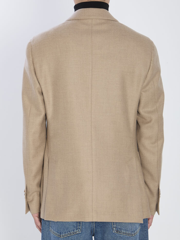 Lardini Single-breasted cashmere jacket