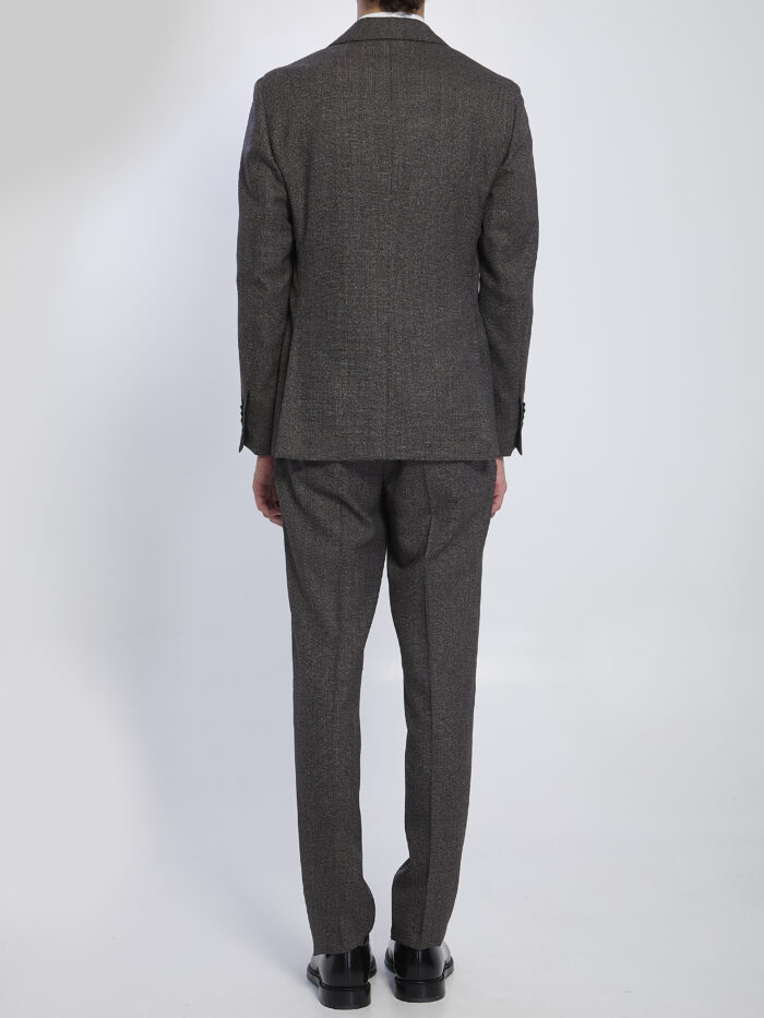 Lardini Single-breasted suit in virgin wool