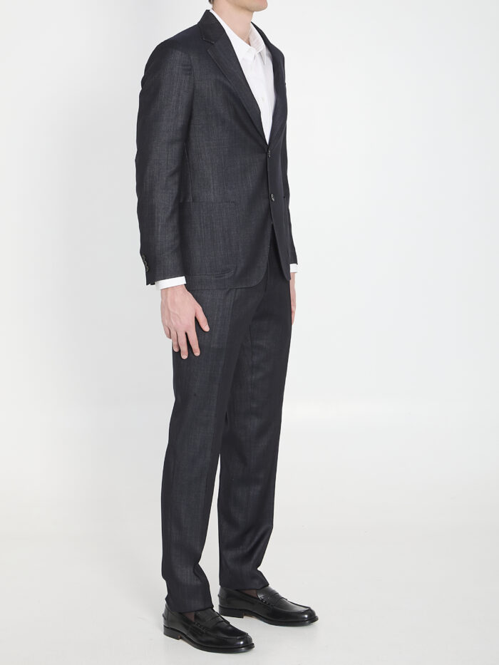 Lardini Single-breasted wool blend suit