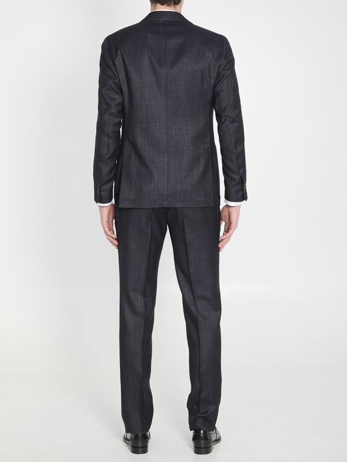 Lardini Single-breasted wool blend suit