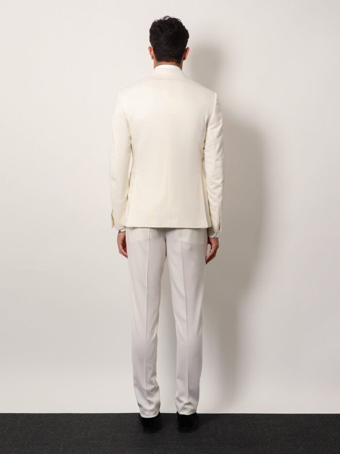 Lardini Virgin Wool Tuxedo With Satin Lapel