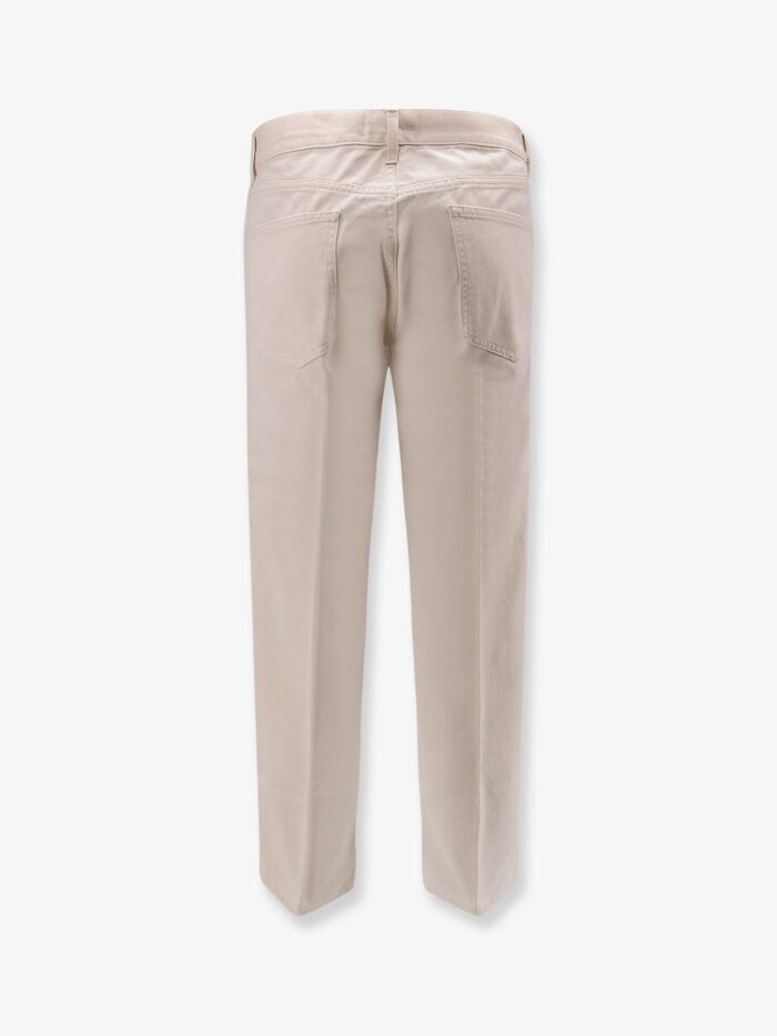Lardini White Denim Trousers