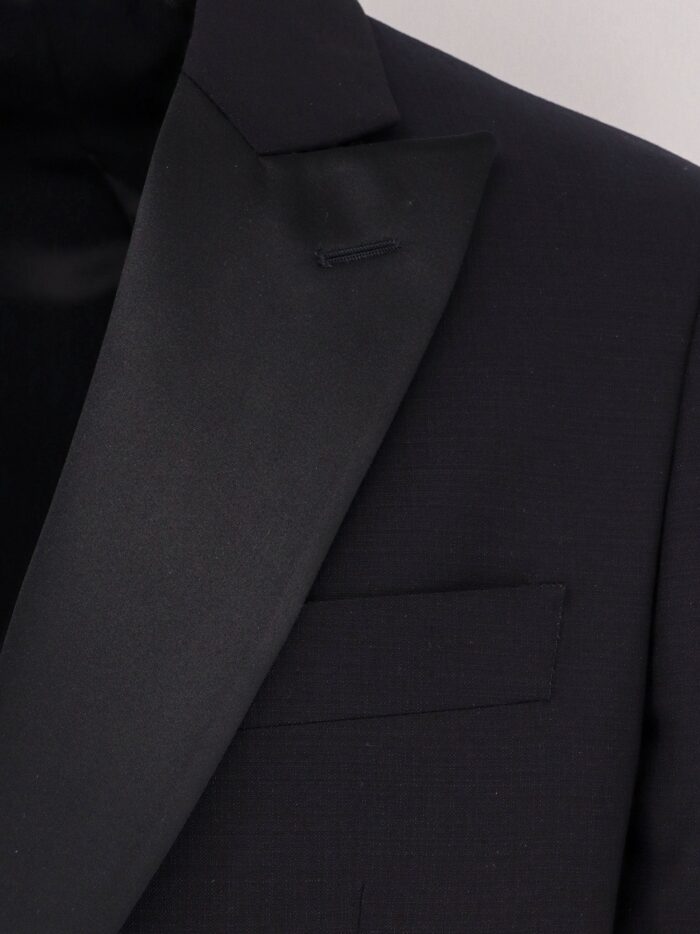 Lardini Wool Blend Tuxedo With Satin Lapel