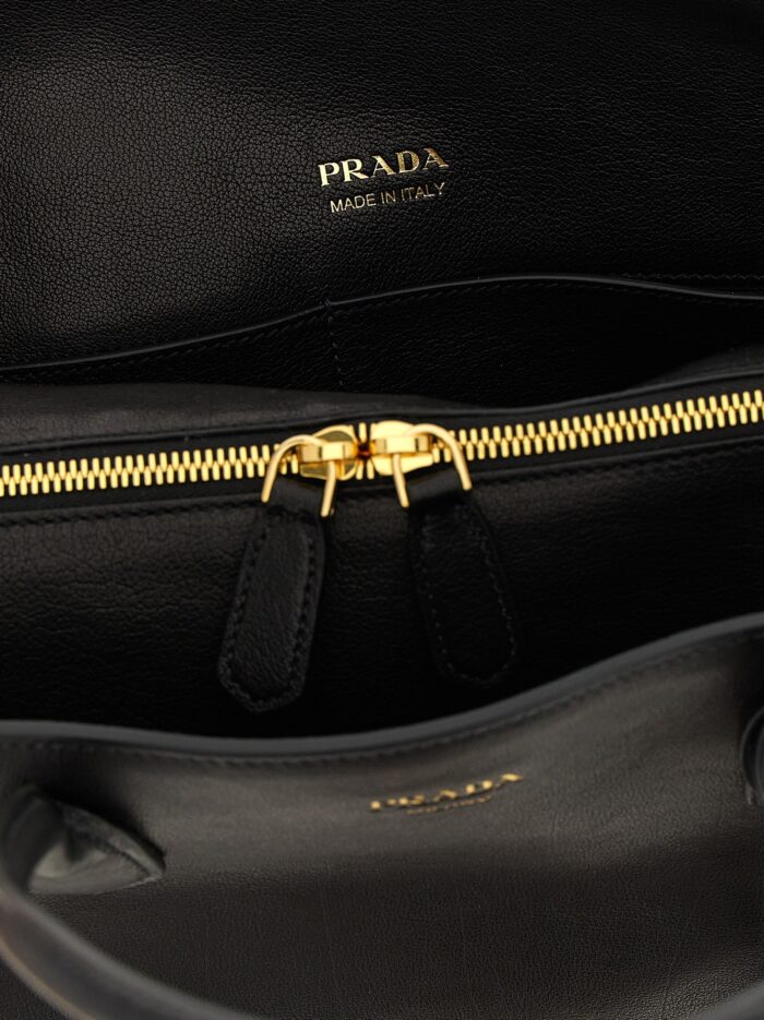 PRADA Large Leather Shopping Bag