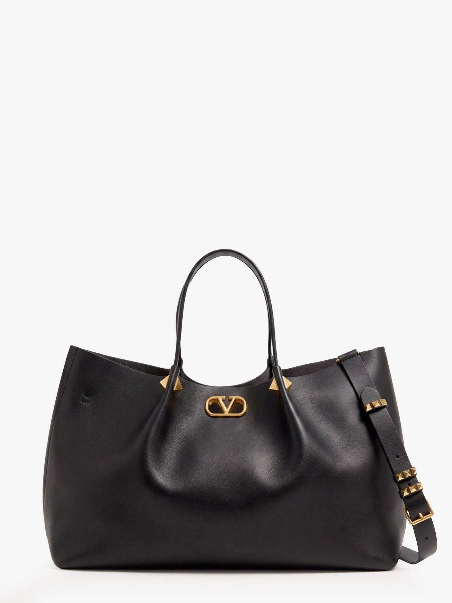 Valentino Garavani Large VLogo Signature Leather Tote Bag
