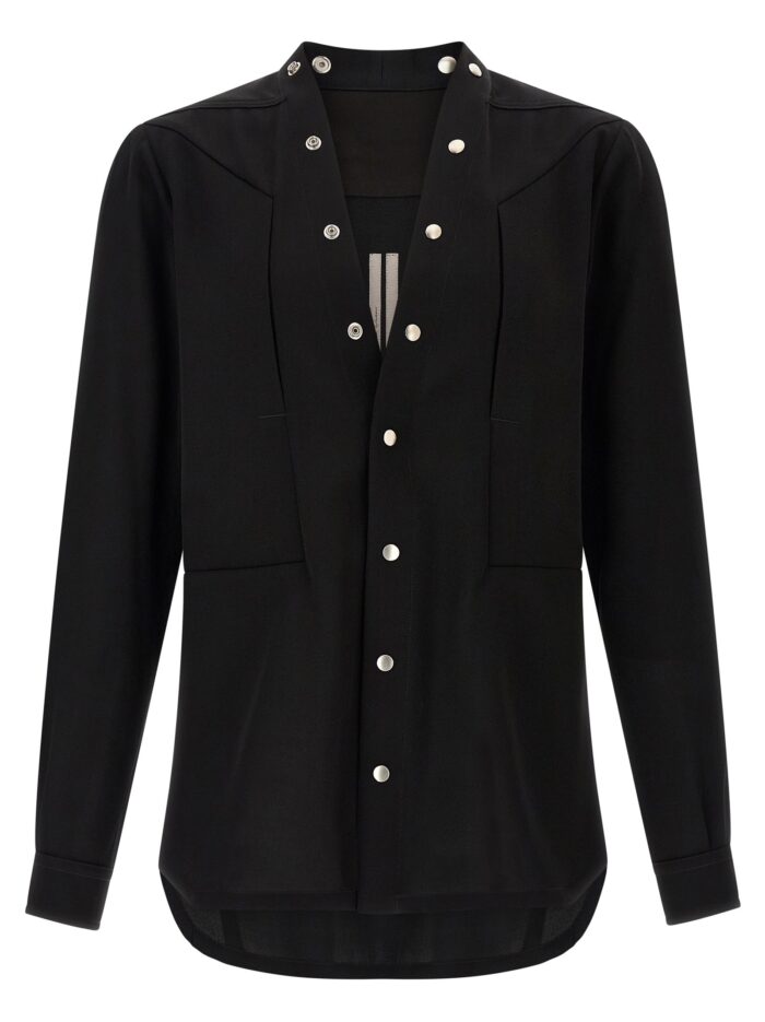 RICK OWENS 'Larry Frogpocket' Shirt