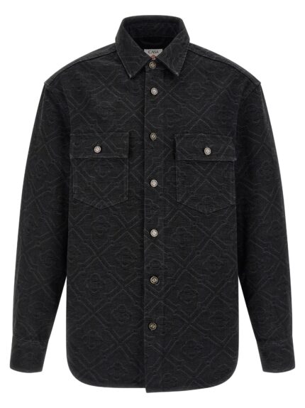 CASABLANCA 'Laser Monogram Denim' Overshirt