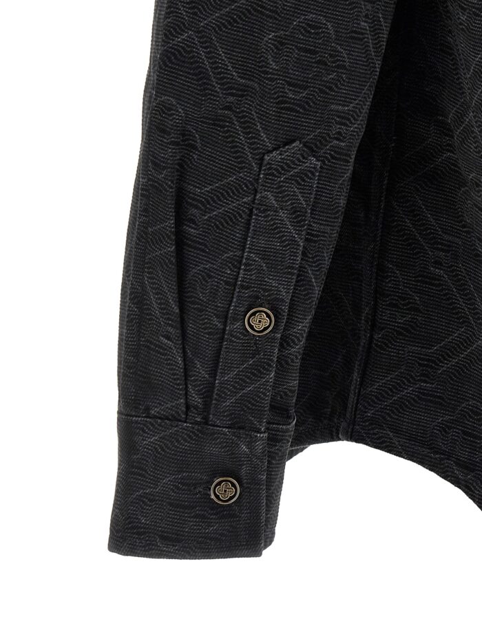 CASABLANCA 'Laser Monogram Denim' Overshirt