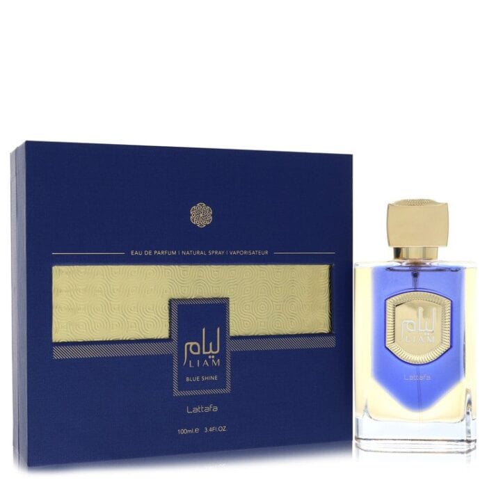 Lattafa Liam Blue Shine By Lattafa - Eau De Parfum Spray (Unisex) 3.4 Oz - Image 1