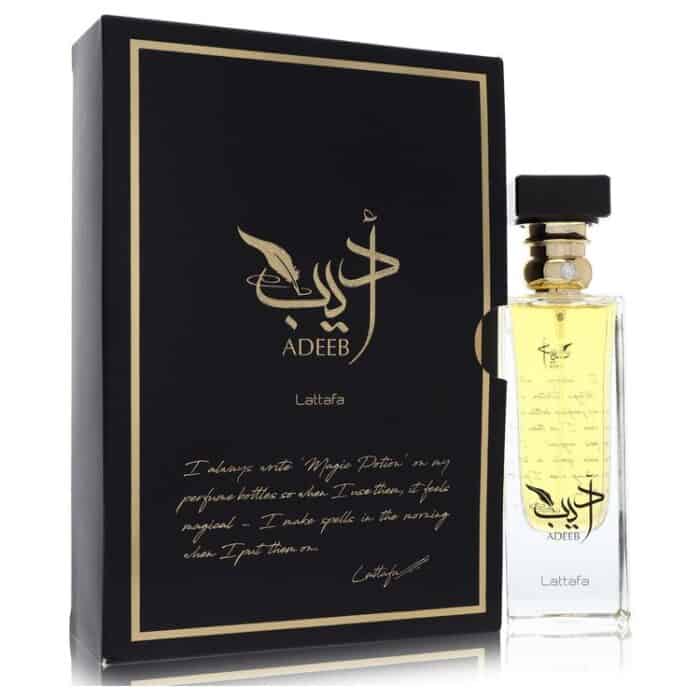 Lattafa Adeeb By Lattafa - Eau De Parfum Spray (Unisex) 2.7 Oz