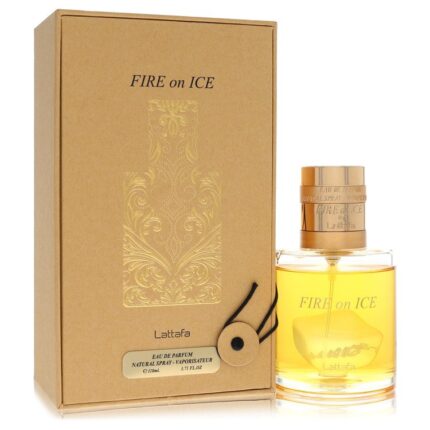 Lattafa Fire On Ice By Lattafa - Eau De Parfum Spray (Unisex) 3.7 Oz