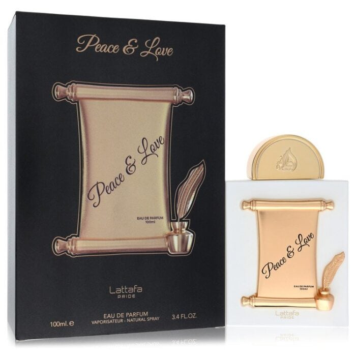Lattafa Peace & Love By Lattafa - Eau De Parfum Spray (Unisex) 3.4 Oz - Image 1