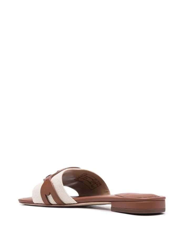 LAUREN RALPH LAUREN Alegra Canvas Slide Sandals