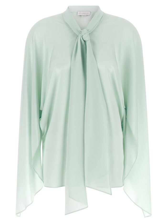 stella mccartney lavallière collar shirt Stella Mccartney Lavallière Collar Shirt
