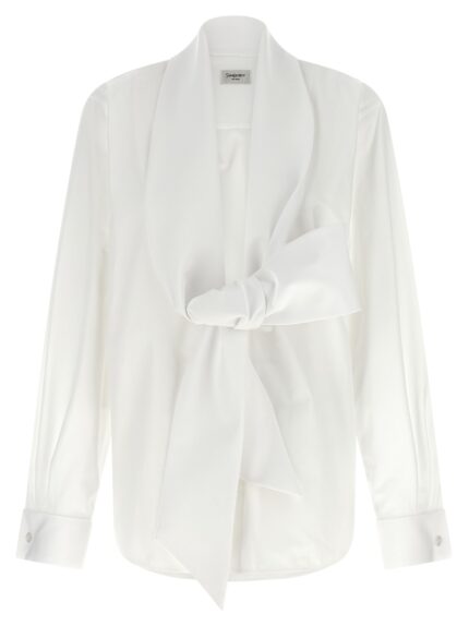 Saint Laurent Lavallière Collar Shirt