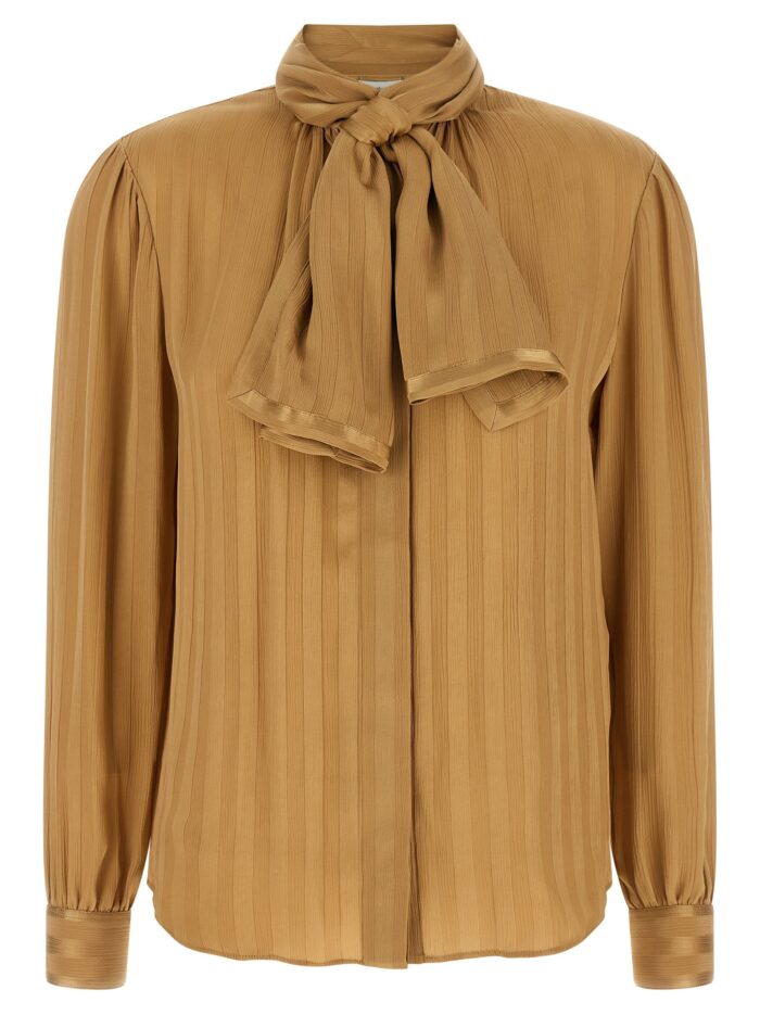 saint laurent lavallière neck blouse Saint Laurent Lavallière Neck Blouse