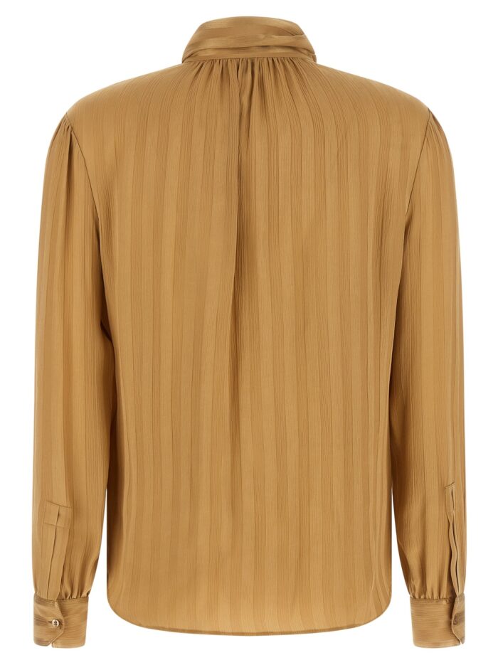Saint Laurent Lavallière Neck Blouse