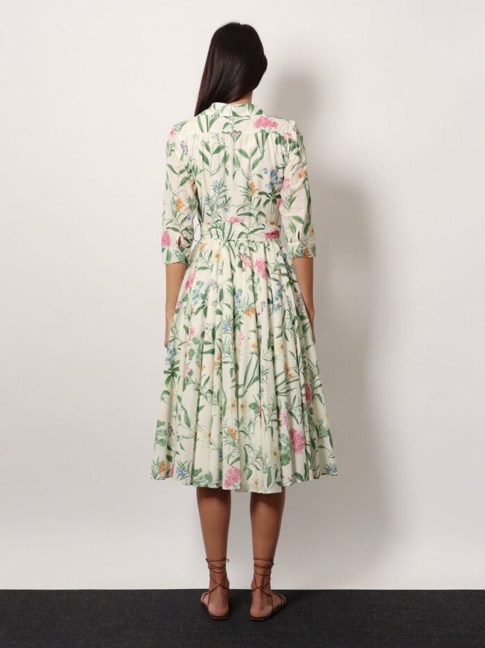 LAVI Artemisia Ramie Long Dress With Cotton Petticoat