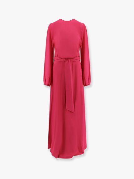 LAVI Basila Rayon Long Dress With Belt