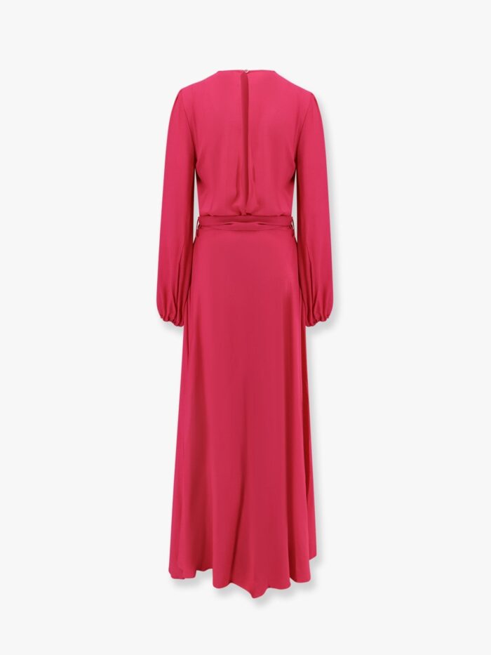 LAVI Basila Rayon Long Dress With Belt