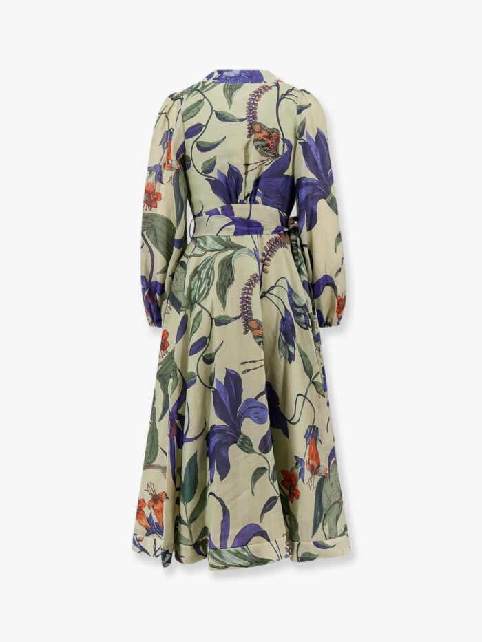 LAVI Ligea Cotton Long Dress With Multicolor Print