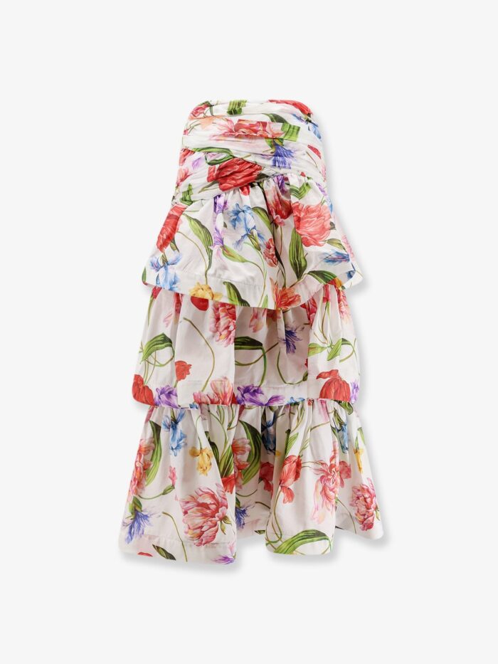 LAVI Picciré Flounced Long Skirt